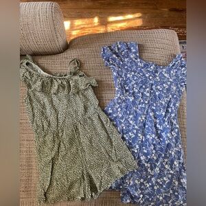 Girls old navy dress and romper